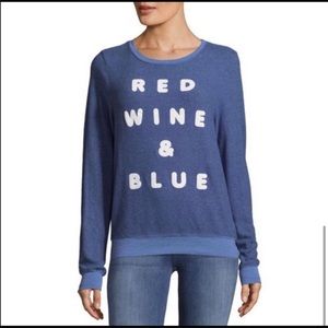 Wildfox NWT Red Wine and Blue
